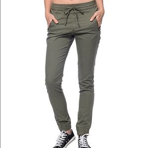 Olive Jogger Pants by Zumiez